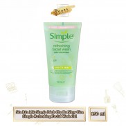 [Auth Anh] Sữa Rửa Mặt Simple Dành Cho Da Nhạy Cảm Kind To Skin Refreshing Facial Wash Gel - Có Giấy Chứng Nhận Bộ Y Tế